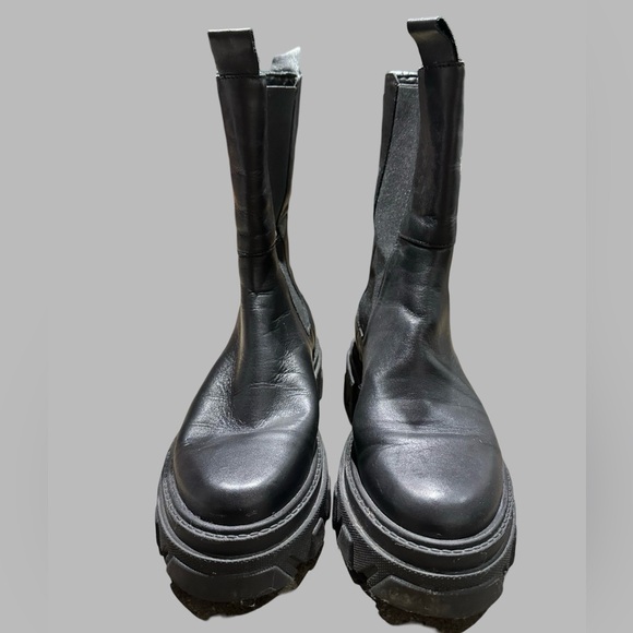 Atelier Blade leather Chelsea combat boot with treaded sole - Picture 4 of 10